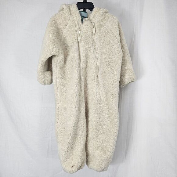 L.L. Bean Other - L.l. Bean Ivory Pram Snow Suit Baby Infant Size 6-12M